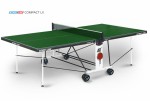 Теннисный стол для помещения Compact LX green усовершенствованная модель стола 6042-3 s-dostavka - магазин СпортДоставка. Спортивные товары интернет магазин в Москве 
