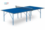 Теннисный стол для помещения swat Hobby 2 blue любительский стол для использования в помещениях 6010 s-dostavka - магазин СпортДоставка. Спортивные товары интернет магазин в Москве 