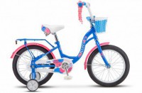 Детский велосипед Stels Jolly 16" V010 голубой розовый 2022 - магазин СпортДоставка. Спортивные товары интернет магазин в Москве 
