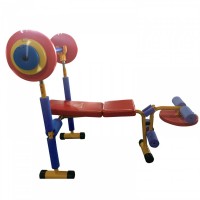 Силовой тренажер детский скамья для жима DFC VT-2400 для детей дошкольного возраста s-dostavka - магазин СпортДоставка. Спортивные товары интернет магазин в Москве 