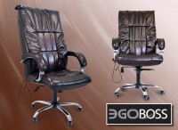Офисное массажное кресло EGO BOSS EG1001 Шоколад в комплектации LUX - магазин СпортДоставка. Спортивные товары интернет магазин в Москве 