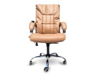 Офисное массажное кресло EGO BOSS EG1001 Орех в комплектации LUX - магазин СпортДоставка. Спортивные товары интернет магазин в Москве 