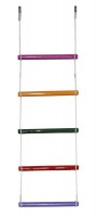 Детская веревочная лестница для ДСК 5 перекладин цвет радуга ЛВ5-3А - магазин СпортДоставка. Спортивные товары интернет магазин в Москве 