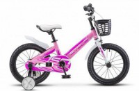 Детский велосипед Stels Pilot-150 16" V010 розовый 2022 - магазин СпортДоставка. Спортивные товары интернет магазин в Москве 