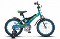 Детский велосипед Stels Jet 16" Z010 синий черный  2022 - магазин СпортДоставка. Спортивные товары интернет магазин в Москве 
