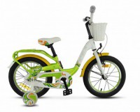 Детский велосипед Stels Pilot-190 16" V030 Зелёный жёлтый белый 2022 - магазин СпортДоставка. Спортивные товары интернет магазин в Москве 